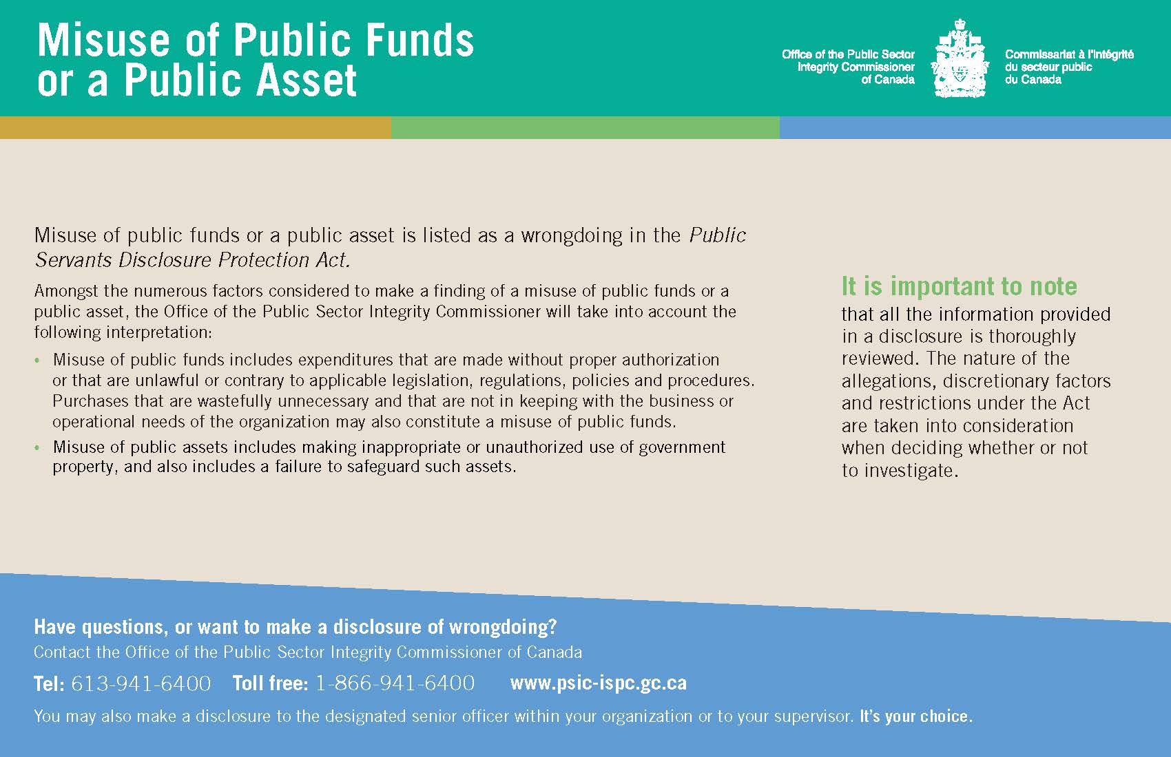 Public funds. Public Assets.